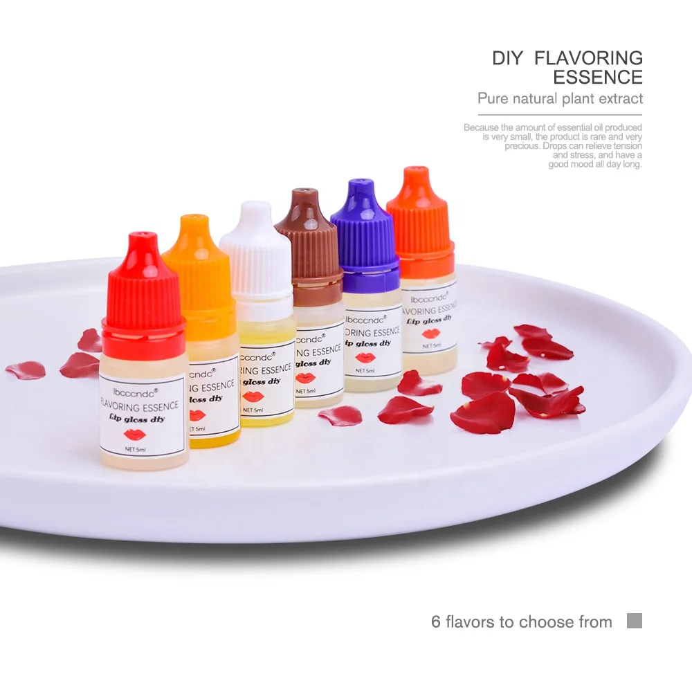 3pcs/Set Flavor Essence for Handmade Cosmetic Lip Gloss Base Lipgloss DIY  Fragrance Flavoring Oil for Soap Cake Making