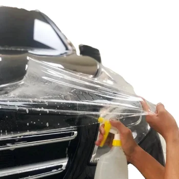 USA High Quality PPF TPU Car Paint Protection Film High Glossy Clear Body Protector Self Healing Anti-Scratch Sticker 5 Year