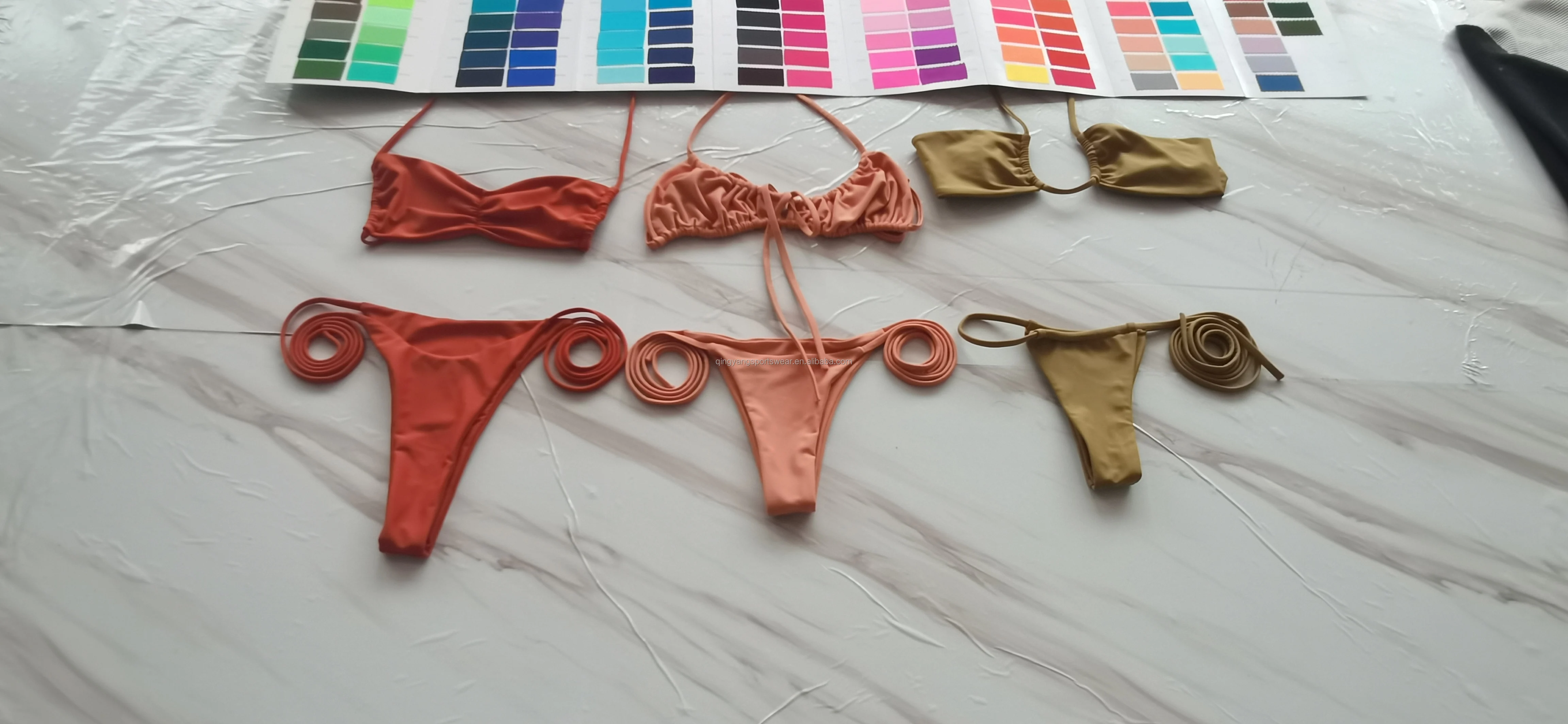 Free Samples Sexy c String Bikini Ladies Beachwear