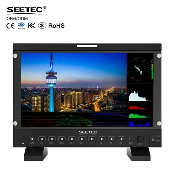 SEETEC P133 PRO 13.3 Inch 1000nit High Bright Full HD Broadcast Studio LCD Monitor 4K 3G-SDI Portable Broadcast Monitor
