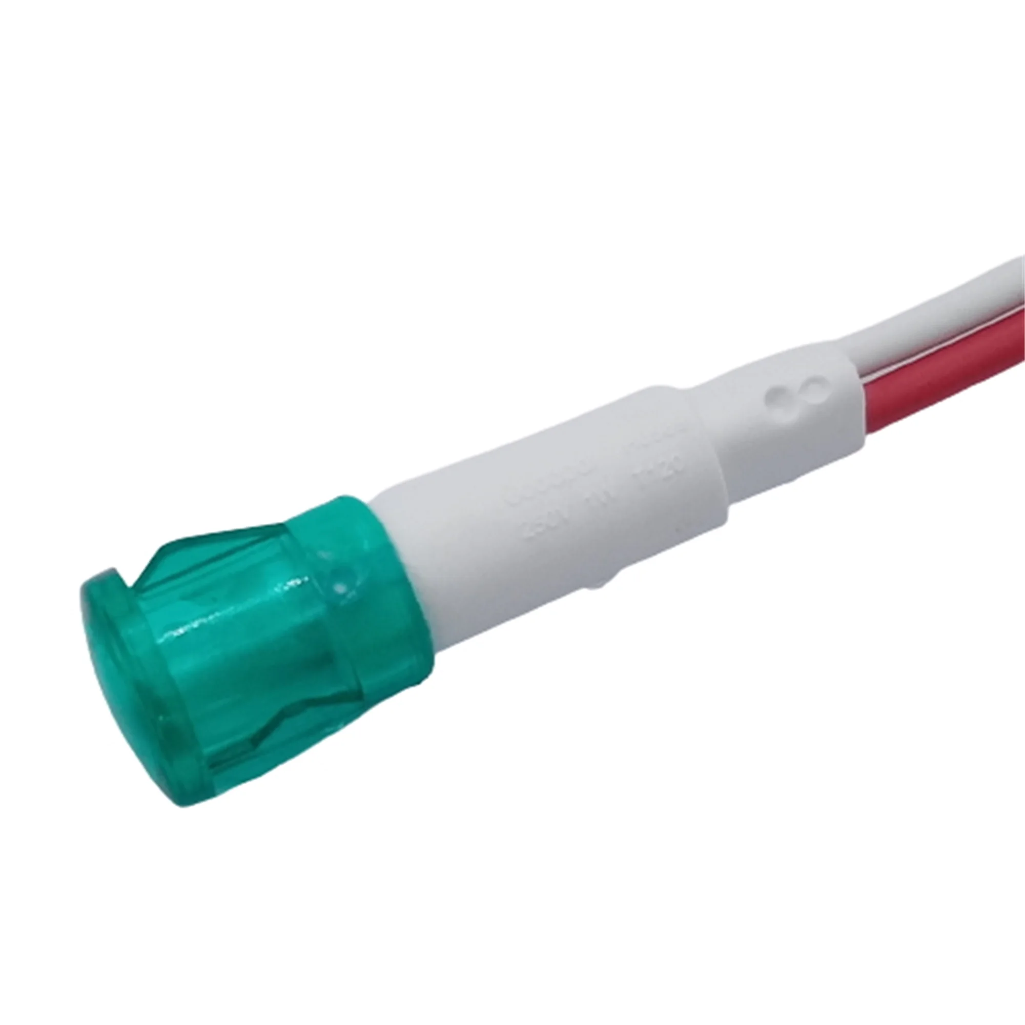 High Performance 12mm Panel Mounting Hole Neon Indicator Lamp With Resistor Cable for Water Heater