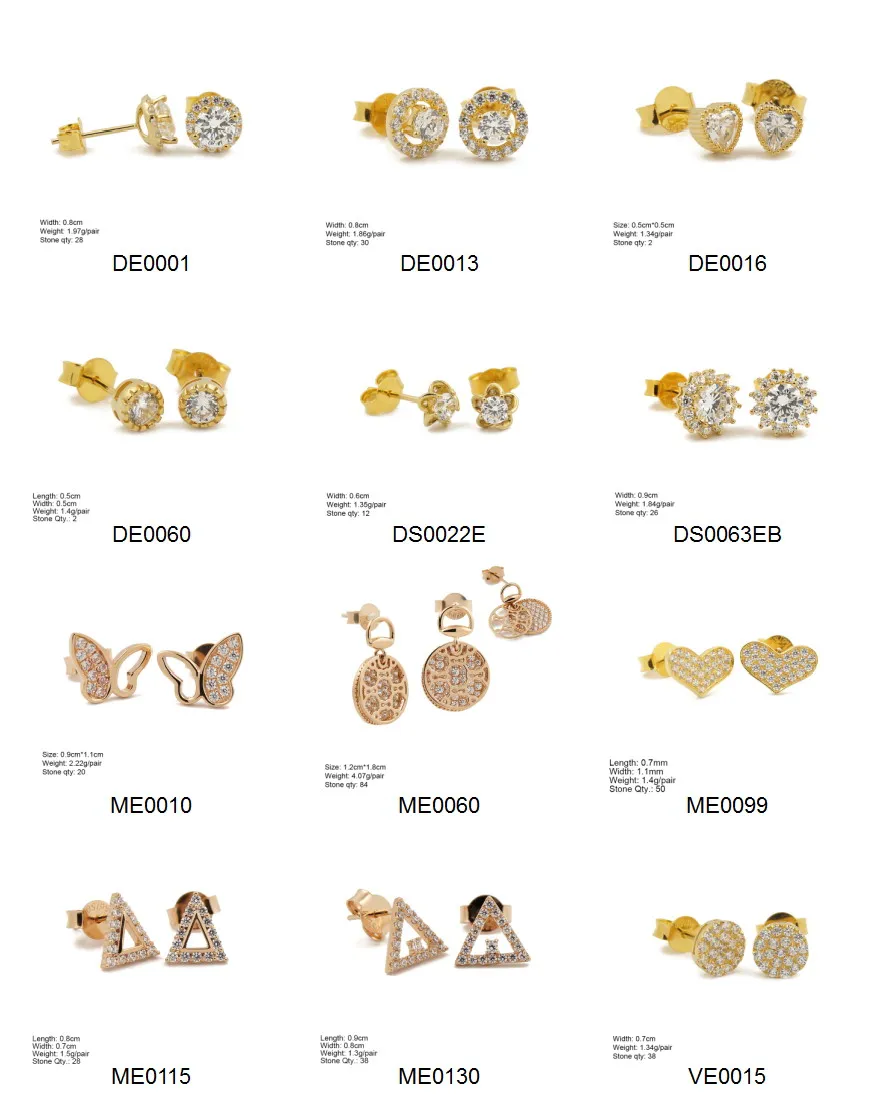 Round Gram Gold Earrings Designs 14 Karat 18k Gold Earrings Italy for  Women