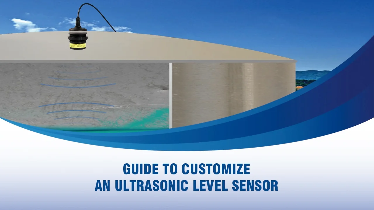 Water Tank Measurement Level Gauge Transmitter Ultrasonic Lever Sensor ...