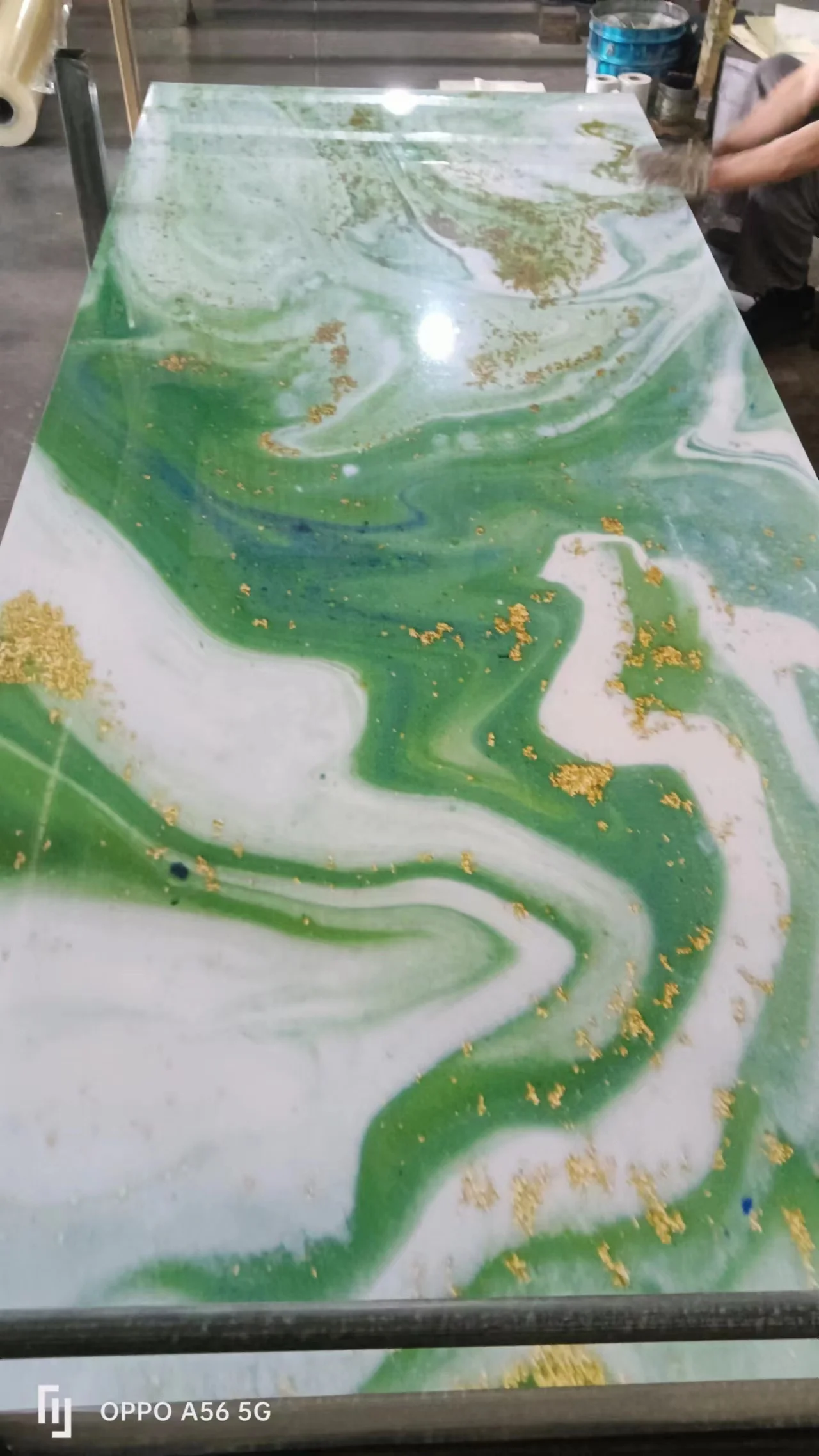 New Arrival Digital Printing UV PVC Marble Sheet Open Book Design for  Interior Wall Decoration