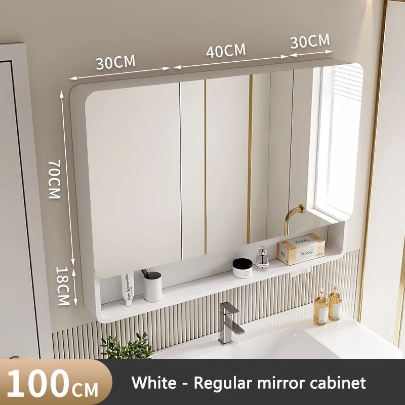 Modern bathroom smart mirror touch screen wall cabinet mirror Bathroom cabinet with led mirror details