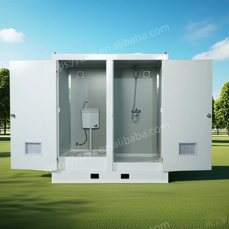 Mobile Public Prefab Toilets Outdoor EPS Portable Wc Toilet Luxury Bathroom Toilet Shower