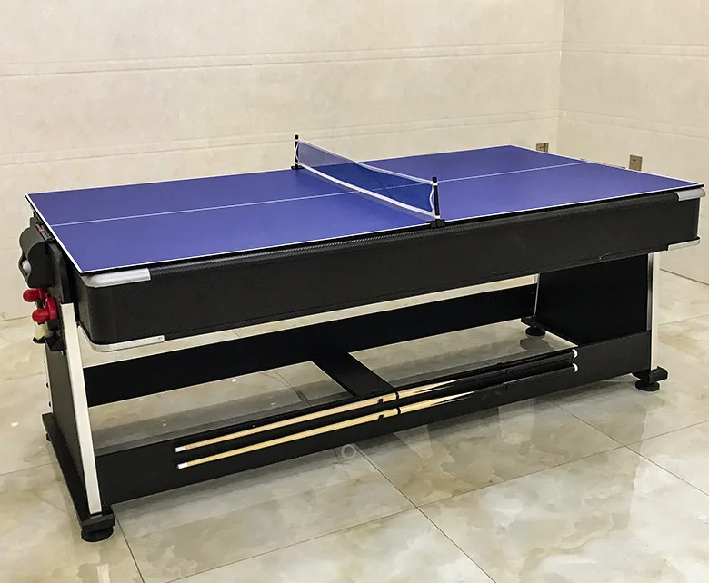 Mini Mesa de Jogos 4 em 1 - Bilhar, Pebolin, Hóquei e Ping Pong - XJ6607 -  CasaDaArte