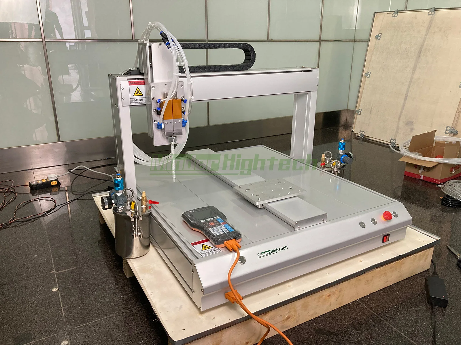 MD-AB4411 AB Mixing Glue Dispensing Machine with pressure tank