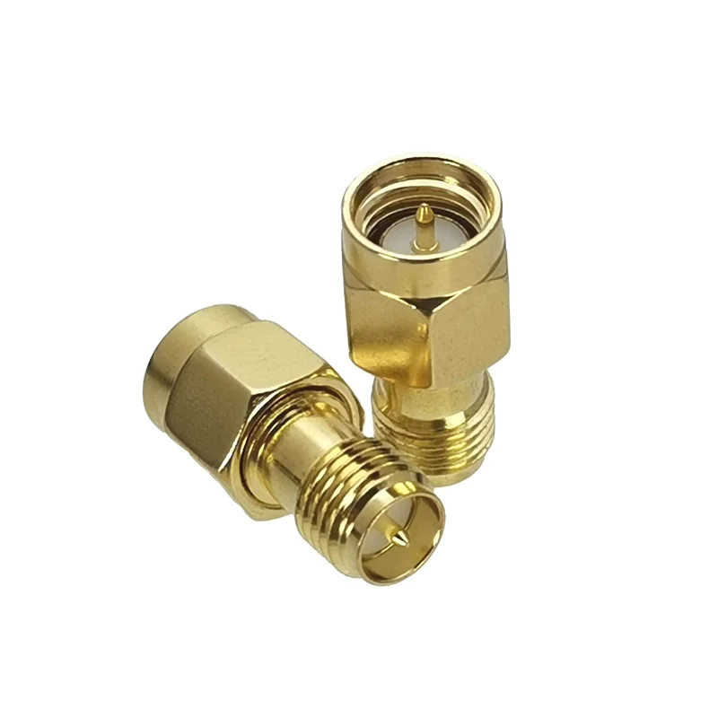 RP-SMA Male Plug to SMA Female Jack Right Angle in Series Adapter Connector for sale online 