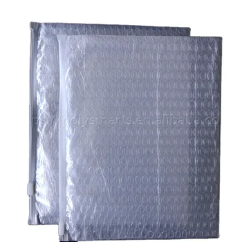How to make a transparent air bubble plastic packing bag for protective bottle,flat bottom zip lock packaging bag