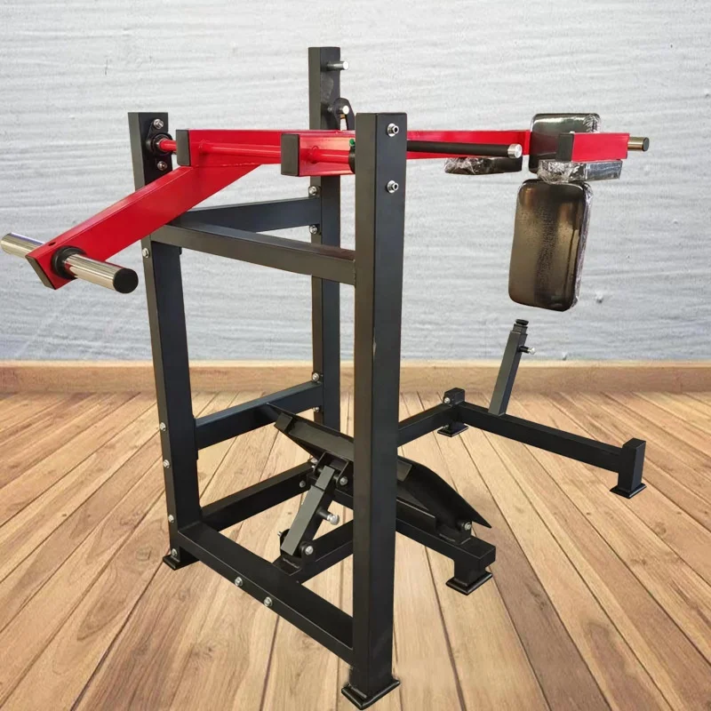 【引取限定】ハックスクワット　カーフレイズ　マシン　60°　プレート170kg 業務用ハックスクワットマシン、スタンディングカーフレイズマシン