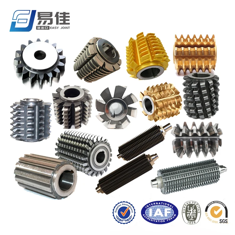 Worm Gear Hob Cutters Gear Cutting Tools Machine Cutter Material Hss