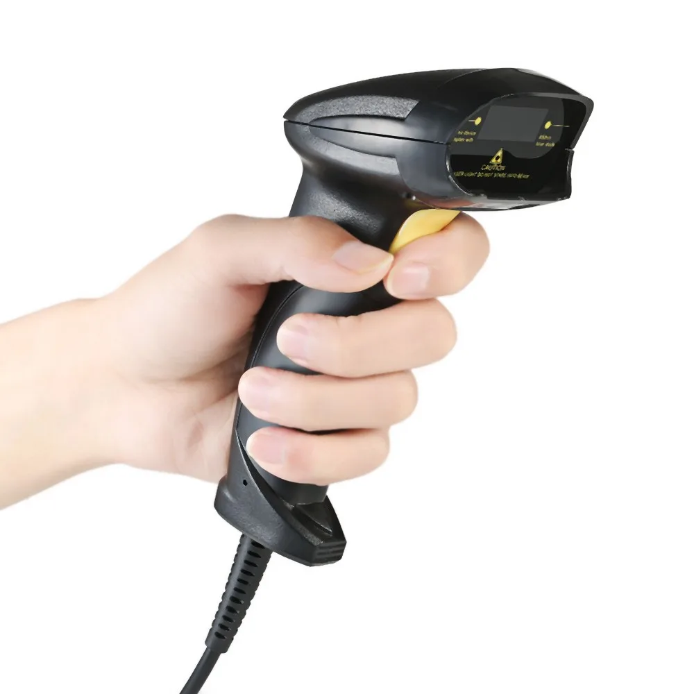 Factory Direct Sale 1D Wired Barcode Scanner with USB Interface in Stock