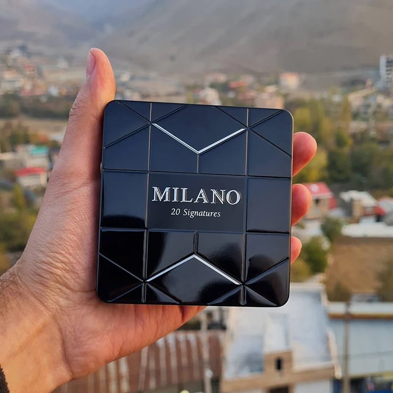 Factory Price Hot Sale Rectangular Metal Cigarette Case Cigar Tobacco  Packaging Gift Tin Box With Hinged Lid