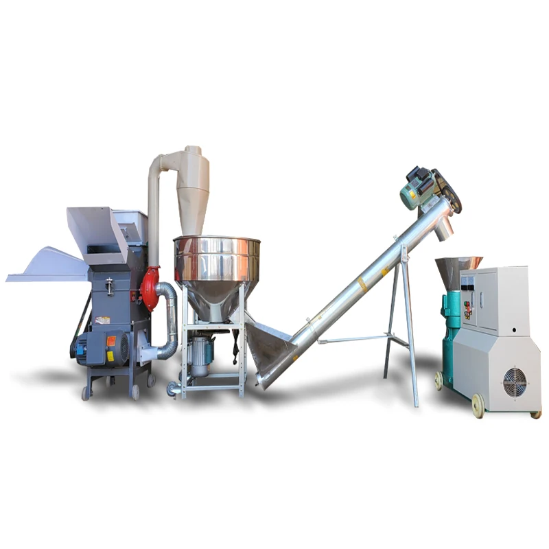 Different Pellets Size Molds Feed Pelletizer Machines Production Line for Feed Processing Factory