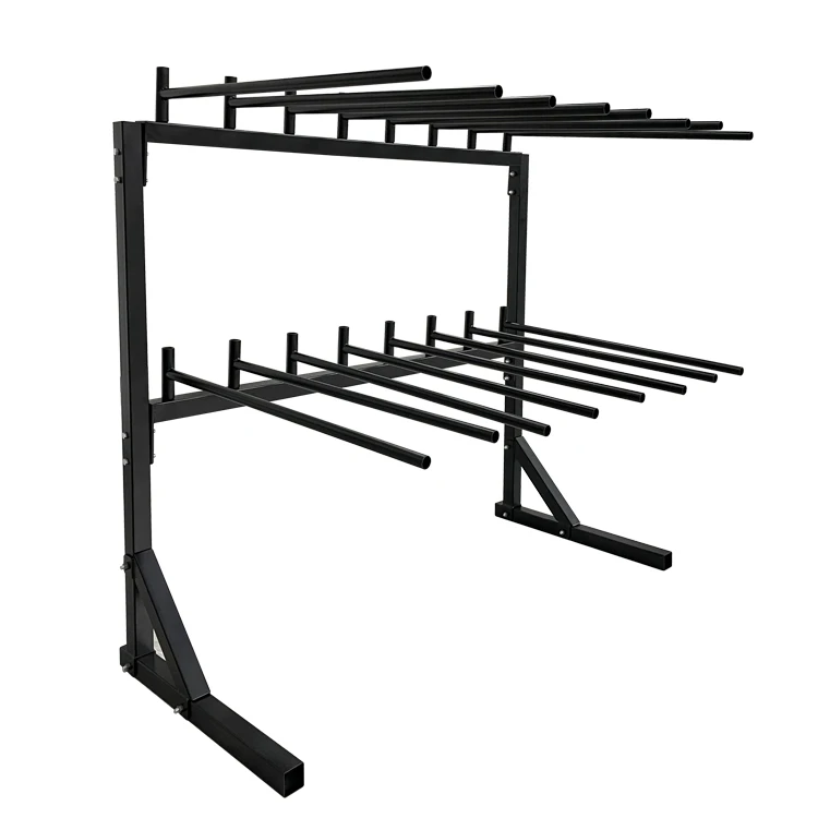 Jhmech Metal Standing Horse Saddle Stand Holds 16pcs Western Saddle Pads Easy Assembled Large