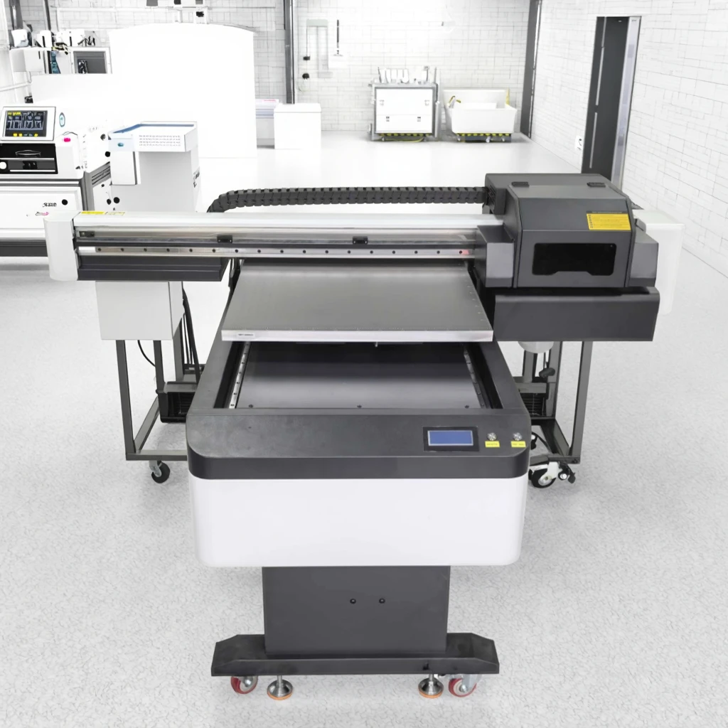 6090  UV Flatbed Printer New High Precision True Colors UV Ink 1 Year Warranty Factory Good Price
