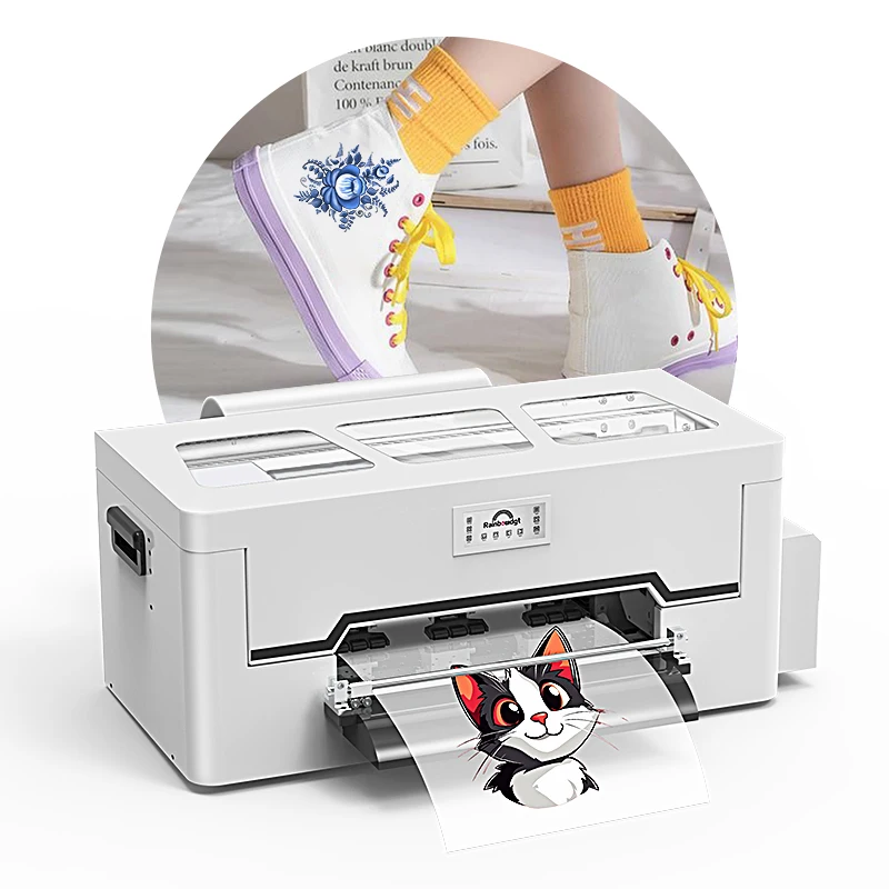 Rainbow DTF T-Shirt Printer High Speed Multicolor Printing