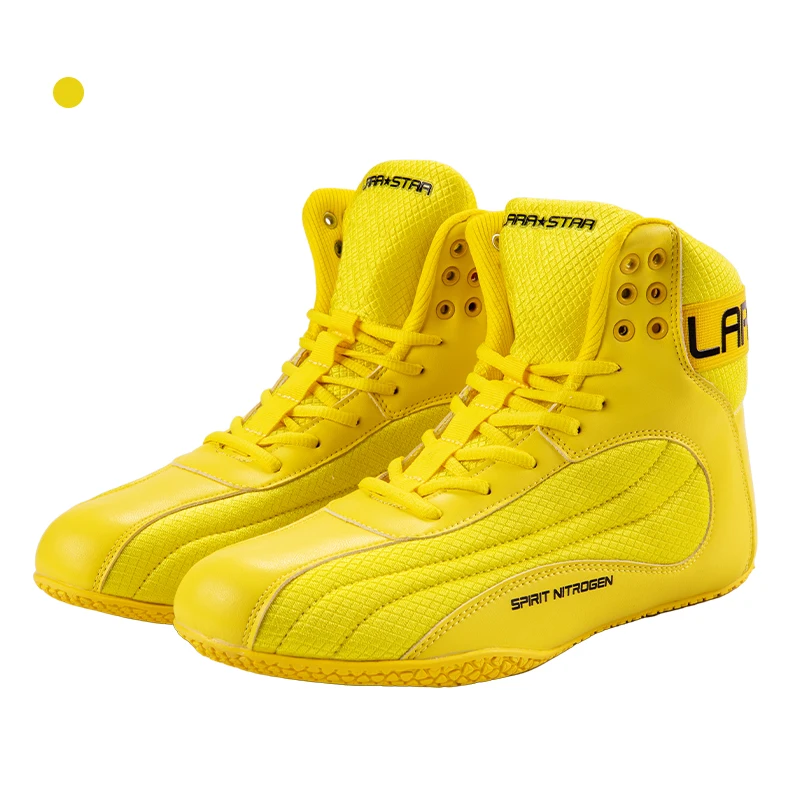 Wrestling Shoes LIPPAN Mens Lightweight High-Top Boxing Ankle