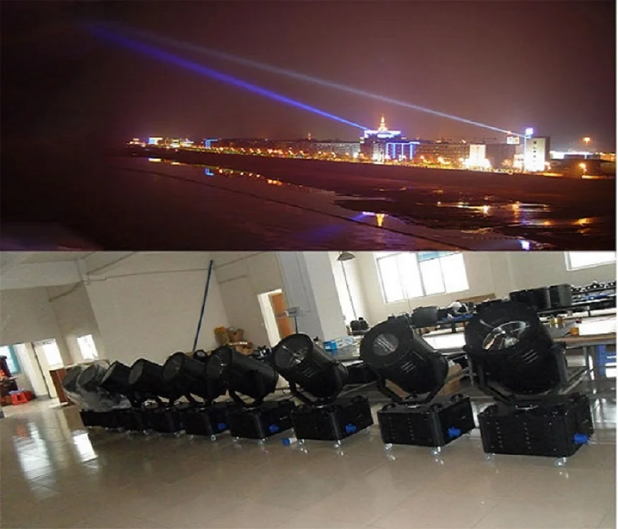 Outdoor 10KW Waterproof Search Light Projector with Xenon Lamp for Building Park or Architecture Sky Light