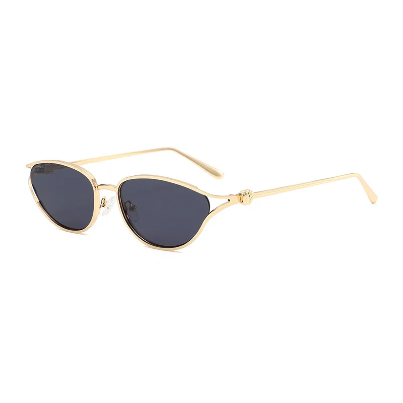 2026 New Cat Eye Luxury Women's Metal Sunglasses Wholesale Eyewear_voghion.com