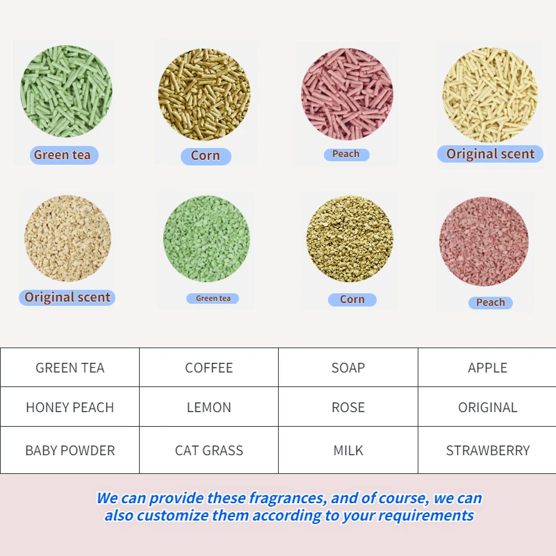 48 Hour Fast Shipping Cheap 10kg Pack Fast Clumping Four Times Absorption Cat Litter Tofu Bulk