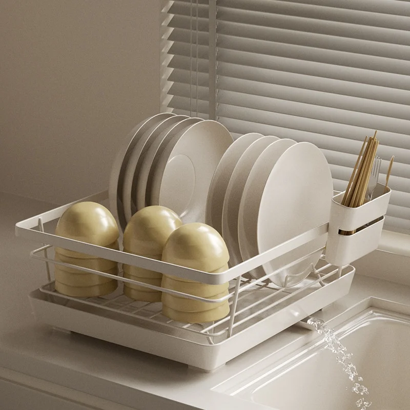 Ruiyi: strogo izbrana kuhinjska odtočna miza za sklede in tanjake, odlagališče za jedilni pribor, velike zmogljivosti, premična, neskladljiva