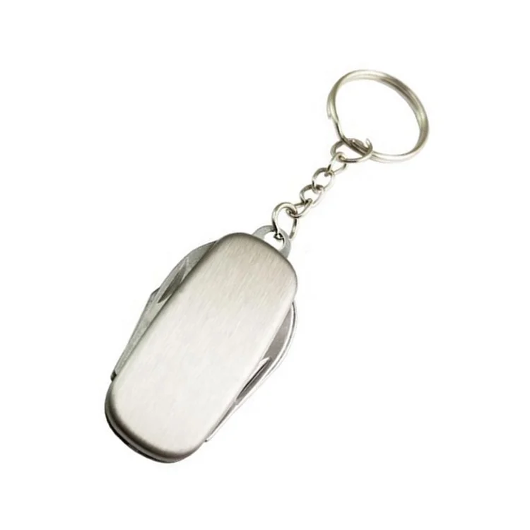 2 in 1 Mini  Keychain  Pocket Knife with Opener for  Gift  Market