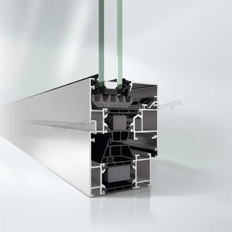 Schuco AWS 70 Insulated windows System Tempered Glass Aluminum Sliding Window