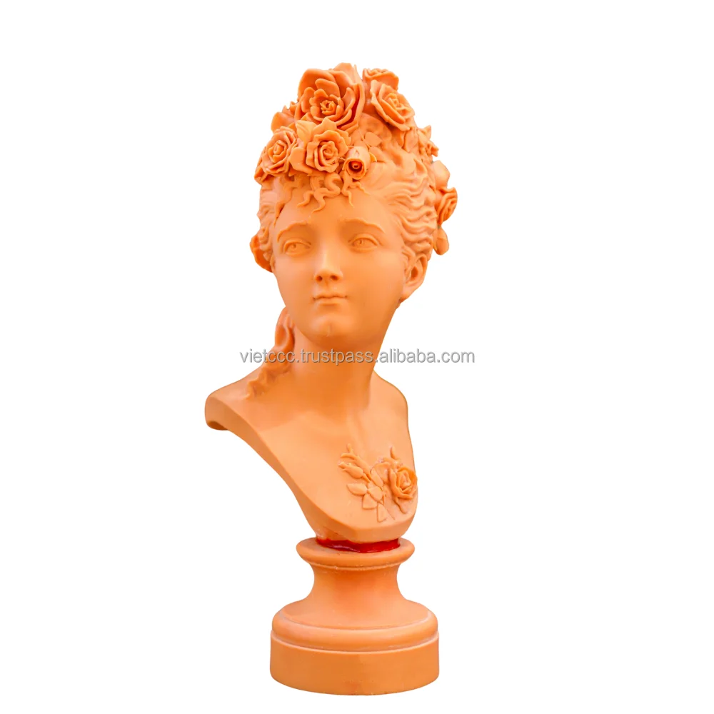 3d Design Rosabella Modern Statue Customized Size Design Color Resin