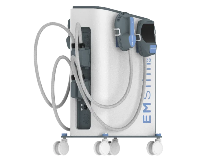 Newest Updates Powerful Hiemt Emslim Neo With 4 Piece Handles RF Machine for Muscle Building and Fat Burning