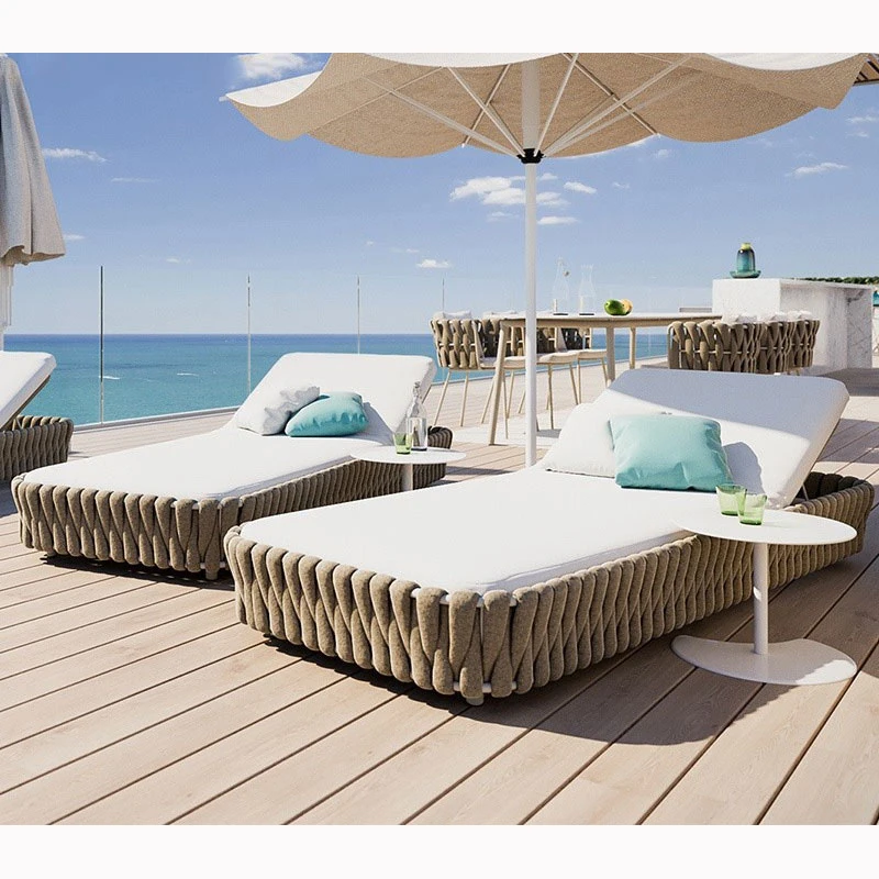 Factory Customization High End Outdoor Furniture Pool Side Fabric Sun