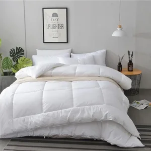 Luxury 100% Cotton Quilt Comforter Duvet Soft Winter Fill with Microfiber Ticking Fabric Wholesale for Home or Hotel Use