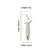 65 khaki single-wheel pizza cutter