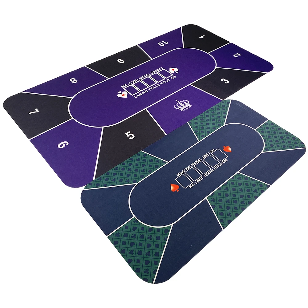 Tapis De Poker 120x60cm – Nappe Antidérapante En Caoutchouc Pour Soirées Jeux Et Cartes