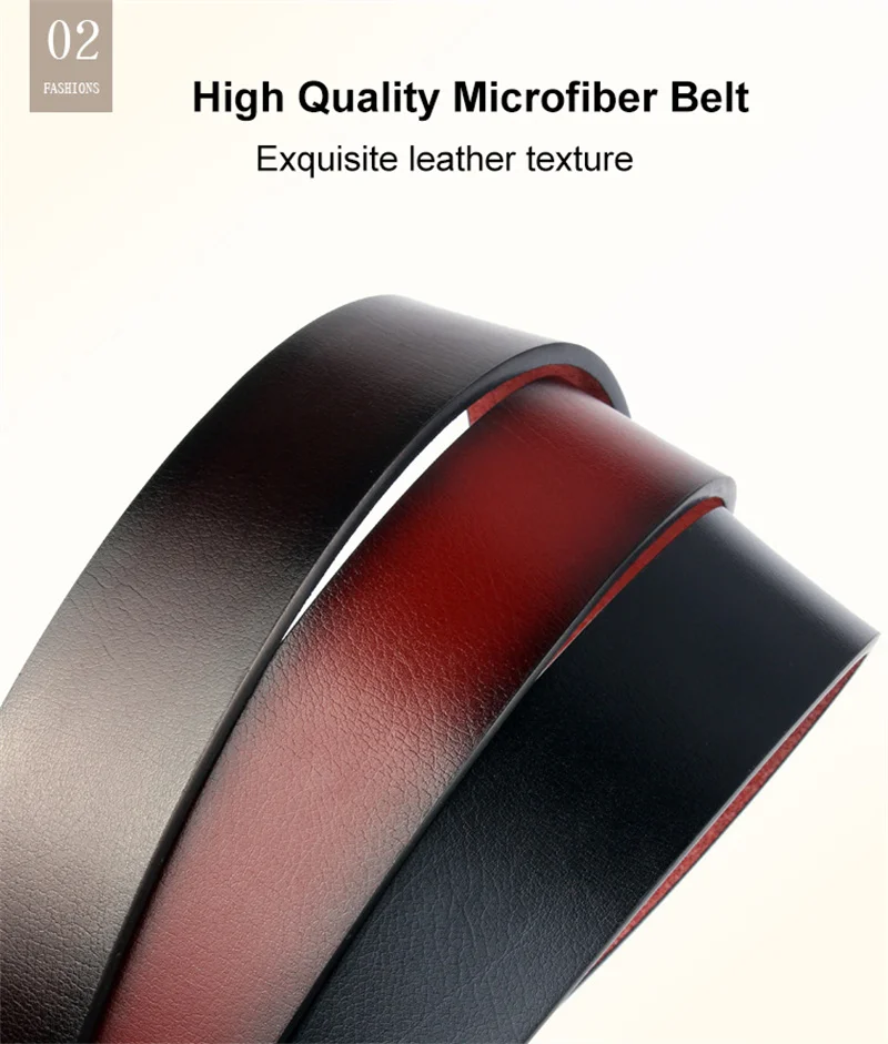 Ремень мужской из ПУ кожи модный винтажный пояс разные