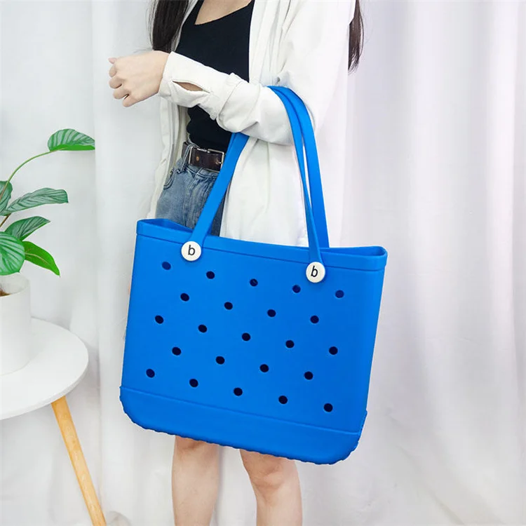 Wholesale New Summer Beach 2023 Handbags Women Eva Silicone Tote