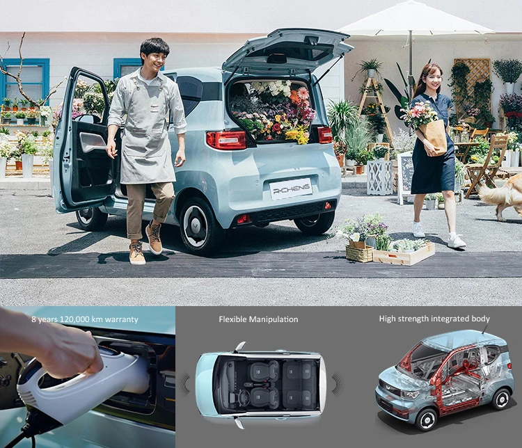 wuling hongguang mini ev 4 seats car