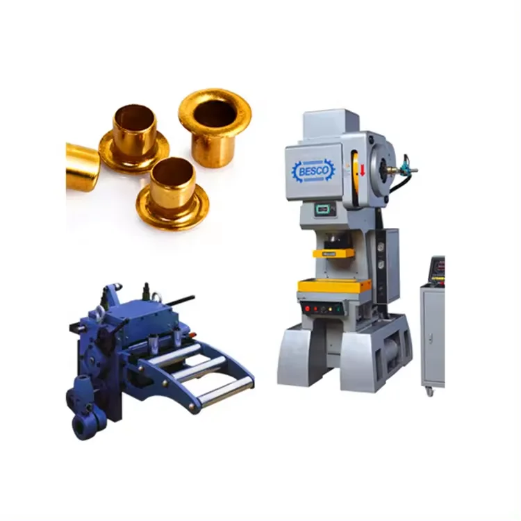 Metal Eyelet Button Hole Ring Production Line Fully Automatic Eyelet Stamping Machine for Metal Grommet