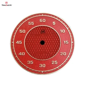 Red Car Style Watch Dial OEM/ODM Custom Logo Size and Shape Accepted for Men Watch