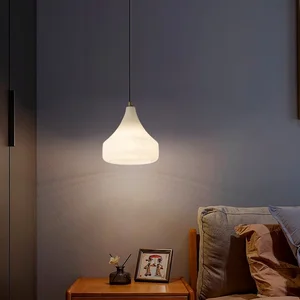 Modern Minimalist Nordic Single/Dual Head Pendant Light All Copper Dining Room Bar Island Chandelier Elegant Pendant Lights