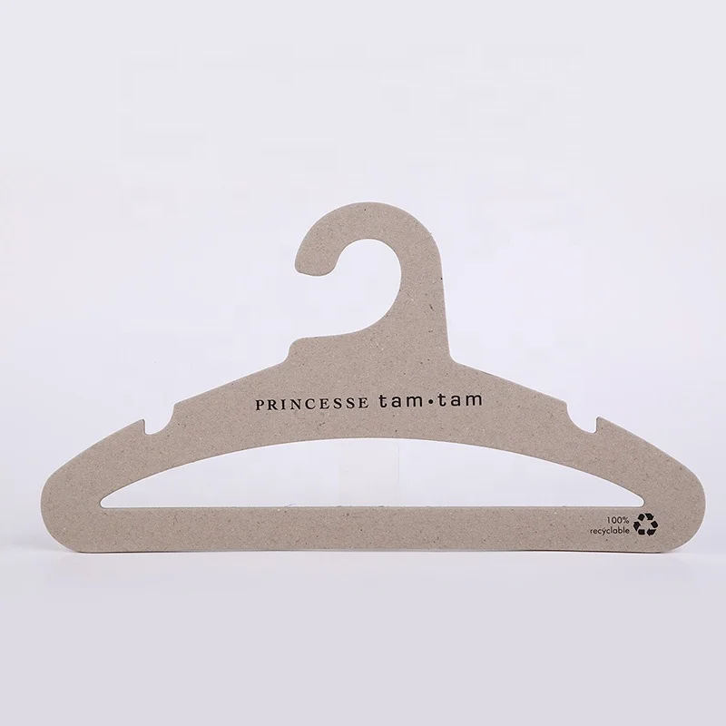 FSC Recycled Paper  40cm Strong Cardboard Adult Bottom Hanger for Coat Display