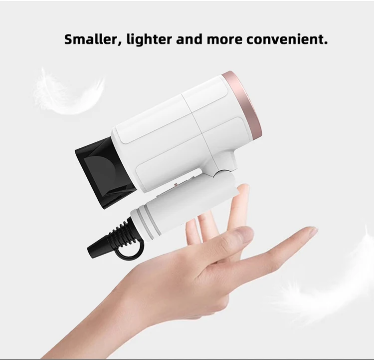 Portable Small Size Foldable Multifunction Professional Salon Compact Hair  Dryer for Traveling