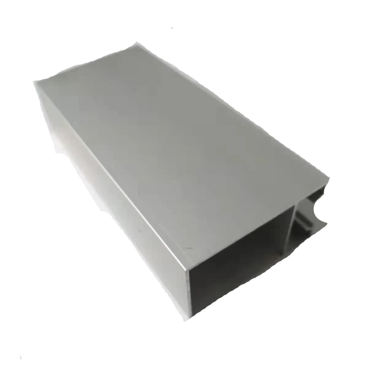 La protuberancia de aluminio anodizada que pule con chorro de arena de plata conveniente del área de Suramérica perfila la aleación 6063 T5