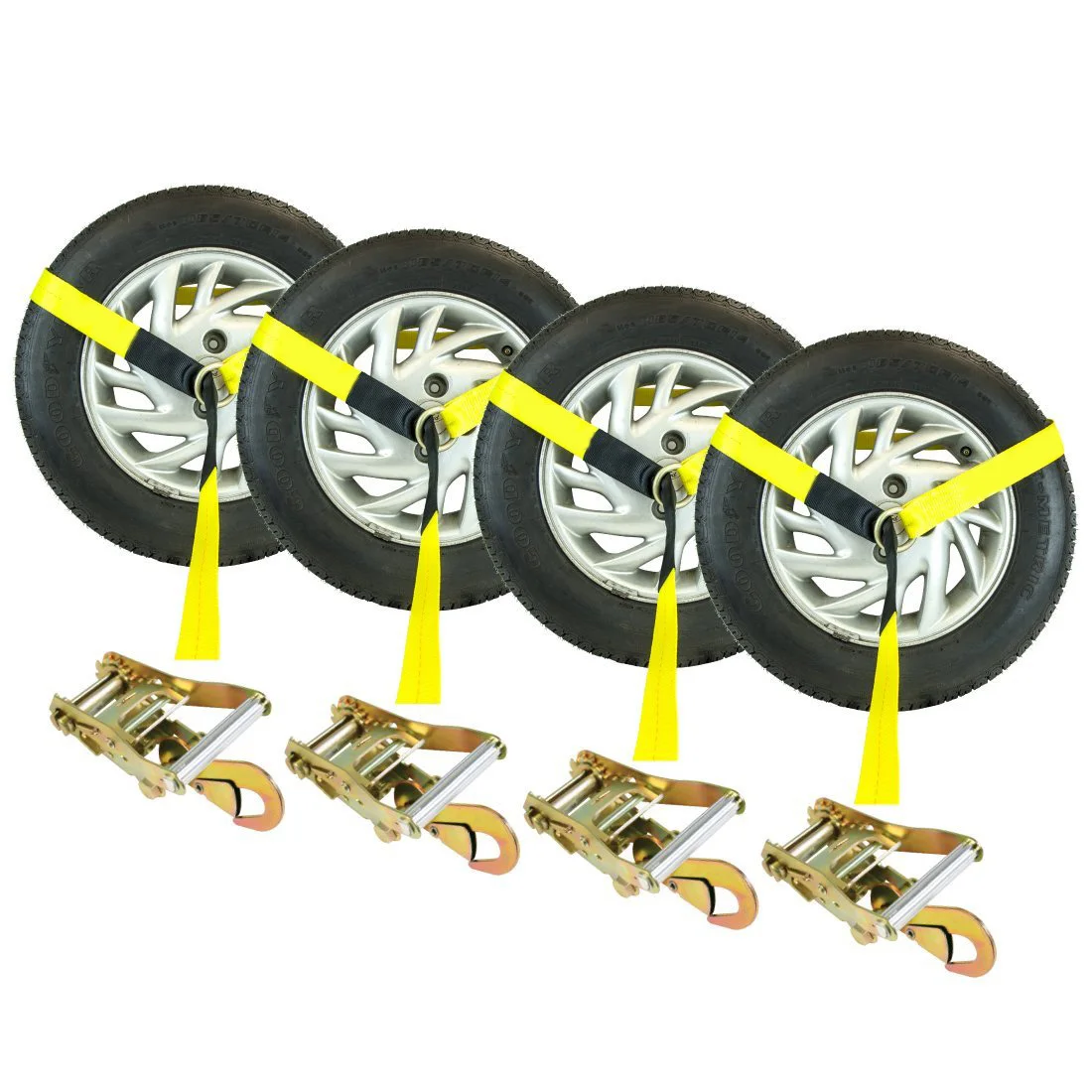 100% Polyester Tire Straps - Secure Your Cargo Efficiently