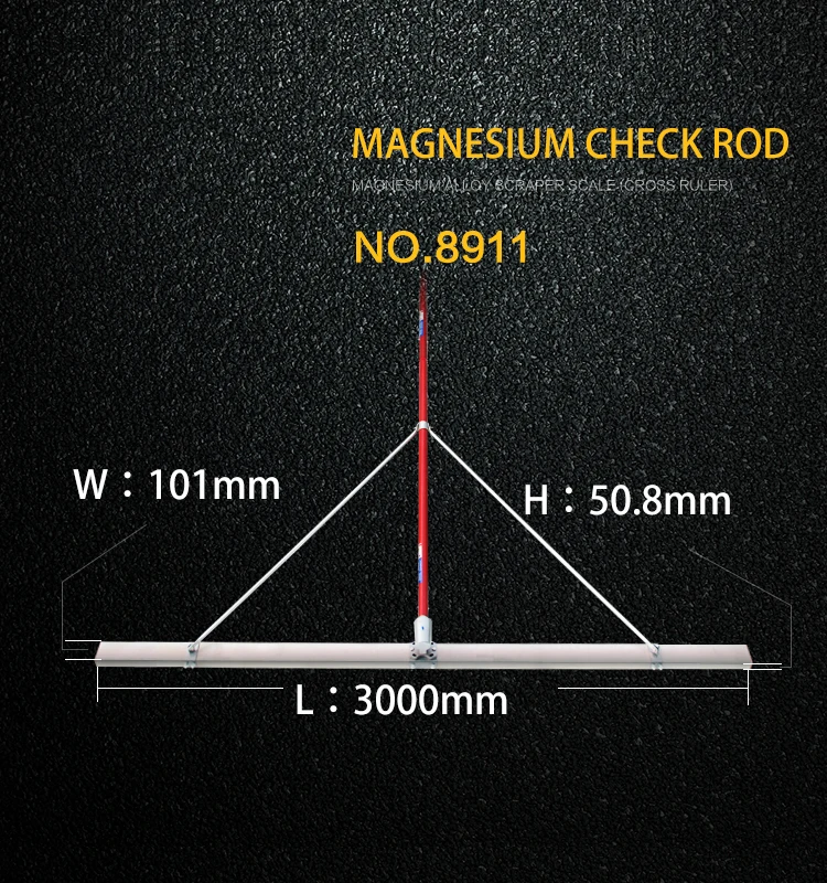 Light Weight Bump Cutter Concrete Finish Level Tool  Vertical Straightedge