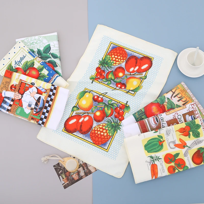 KITCHEN TEXTILES SET - Coordinated Apron, Oven Glove And Tea Towel In - Republic Of Happy - View #7