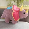 Pet toy purple triangle dinosaur 30cm