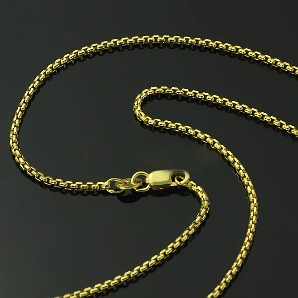 18k on sale Gold Chain in 16 inch and 18 inch, Box Gold Chain and Anchor Gold Chain.