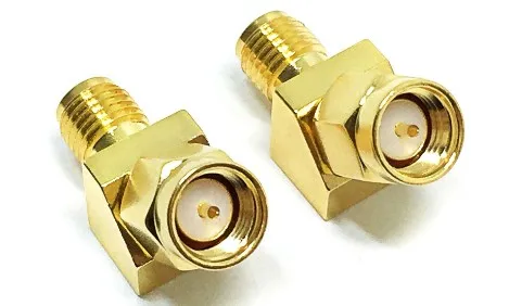 SMA MALE TO SMA FEMALE 45 DEGREE ADAPTER BNC FEMALE FOR CABLE CCTV RG58 crimp cable Female CONNECTOR BNC factory